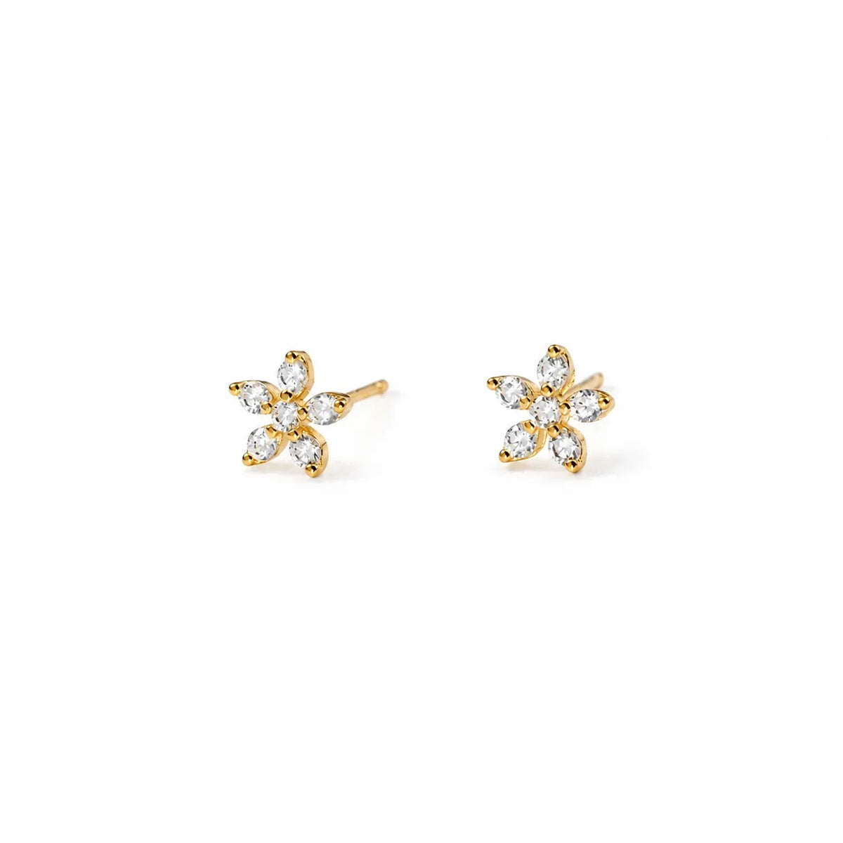 Aretes Flor de Cerezo con Zirconias