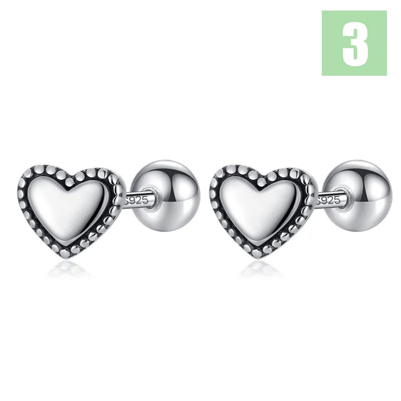 Aretes Margarita, Corazón y Círculo