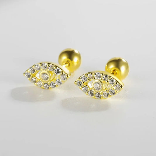 Aretes Ojo de la Sabiduría con Zirconias