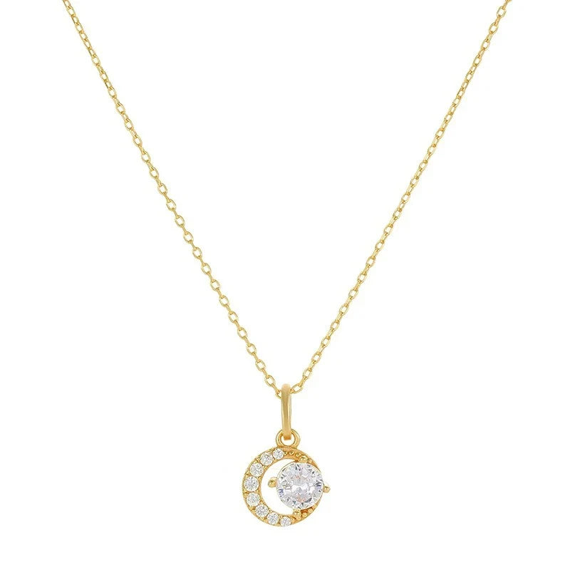 Collar Luna con Zirconias II