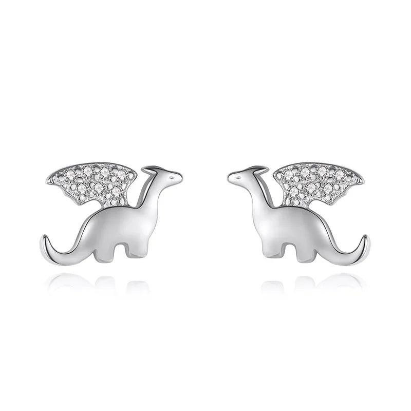 Aretes Mini Conejito con Zirconias