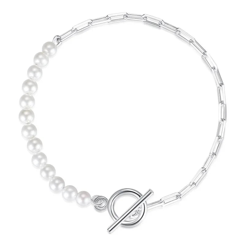 Pulsera Cadena con Perlas
