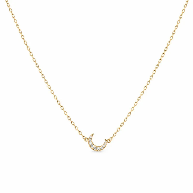 Collar Luna con Zirconias