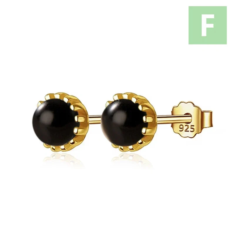 Aretes Perla Minimalistas en Seis Estilos