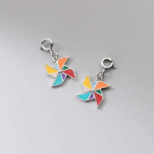 Dije Molino de Viento Esmaltado