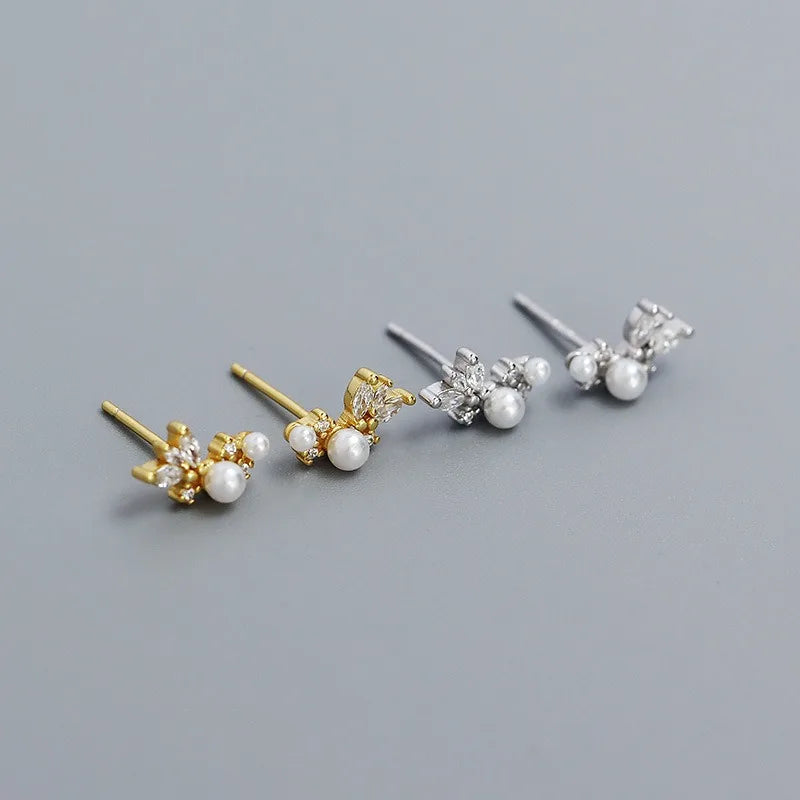 Aretes Perla Minimalistas