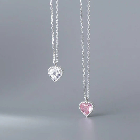 Collar Piedra en Forma de Corazón