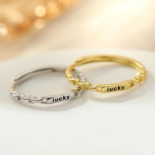 Anillo Lucky Fino Apilable