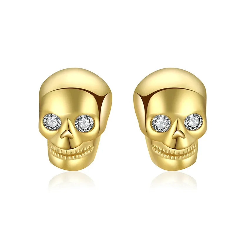 Aretes Calaverita con Cierre de Rosca