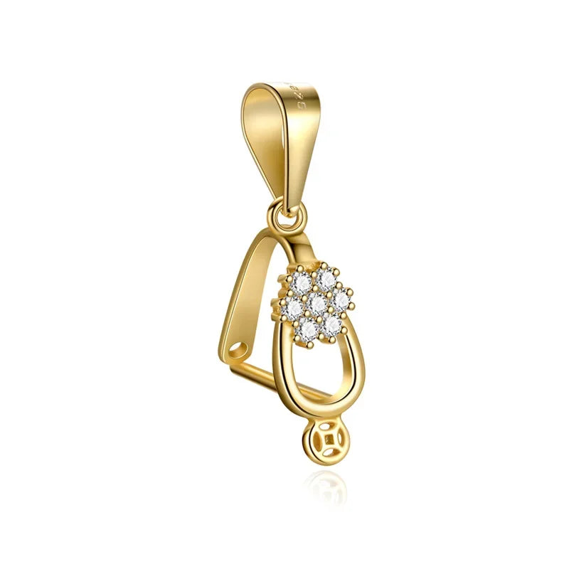 Pinza Floral Calada para Dijes