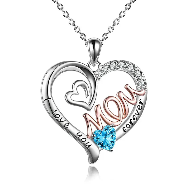 Collar Corazón Mom