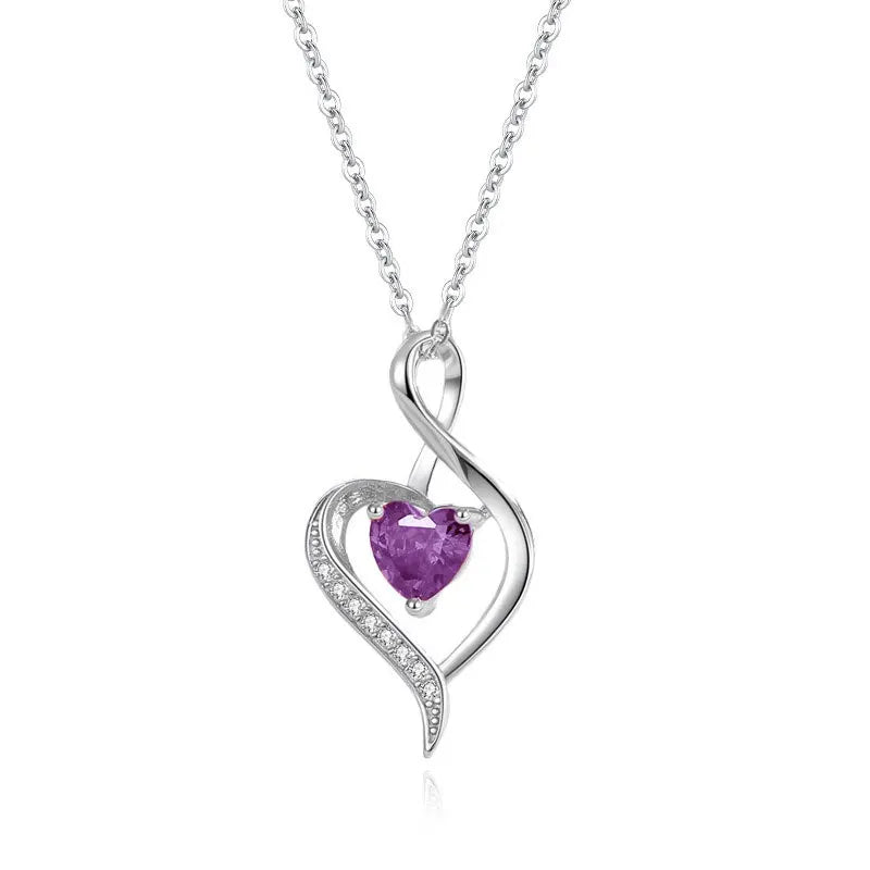 Collar Corazón con Piedra de Corazón
