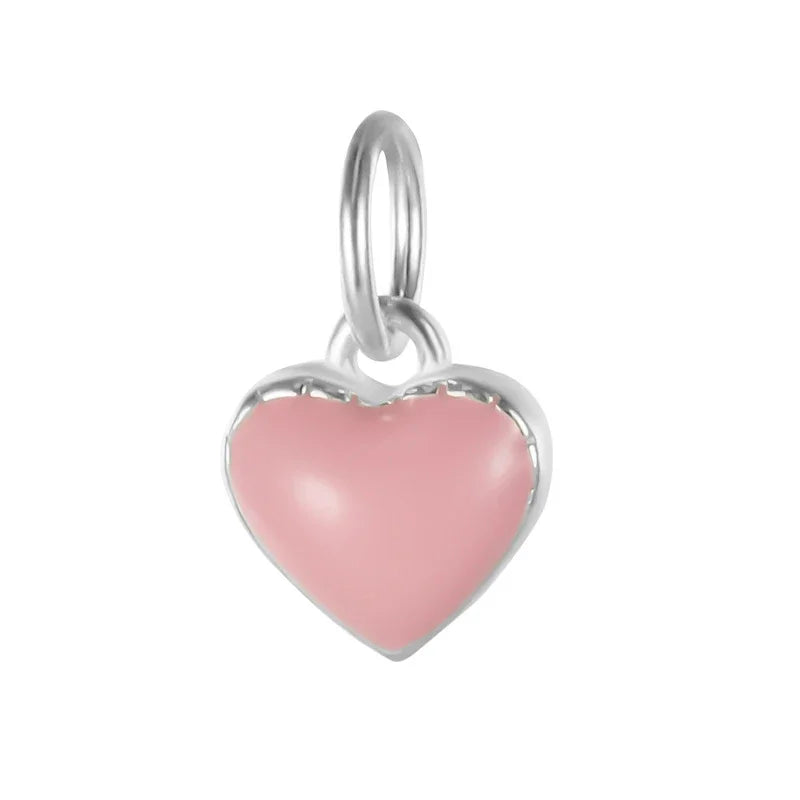 Dije Corazón Rosa