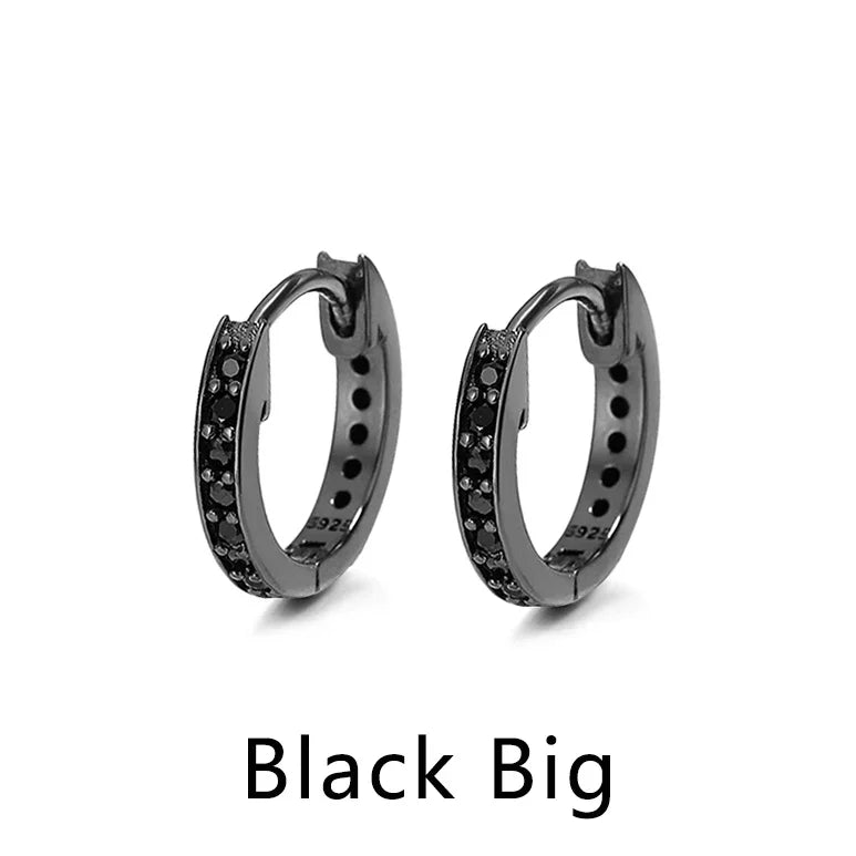Arracadas con Zirconias Negras
