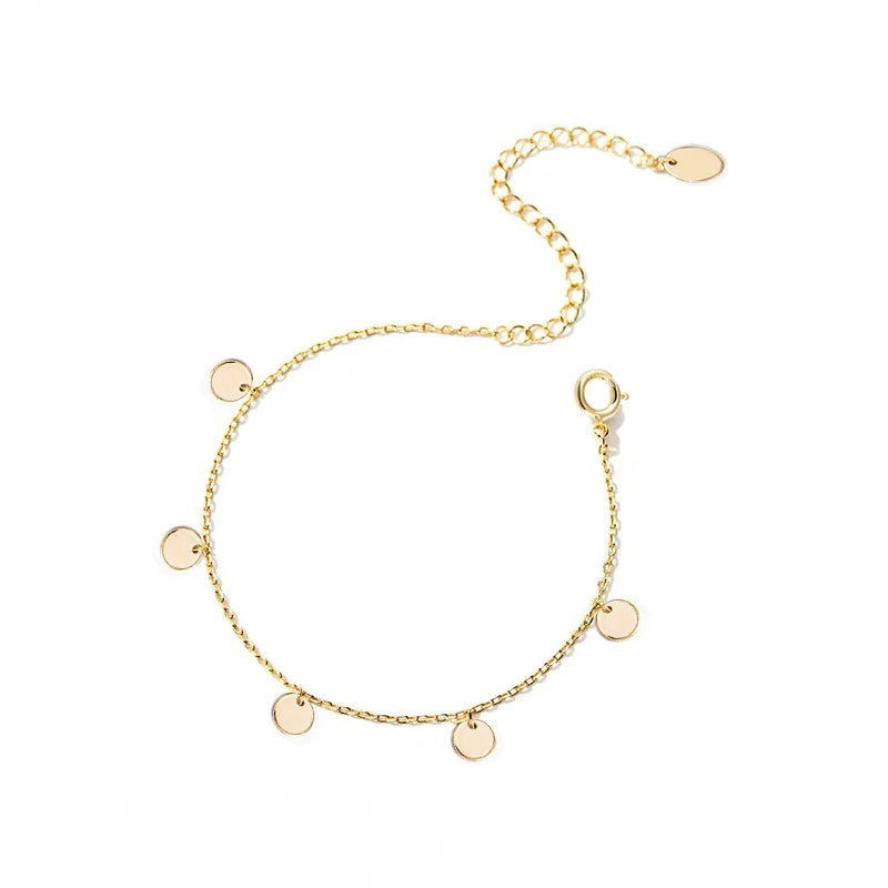 Tobillera con Discos Colgantes