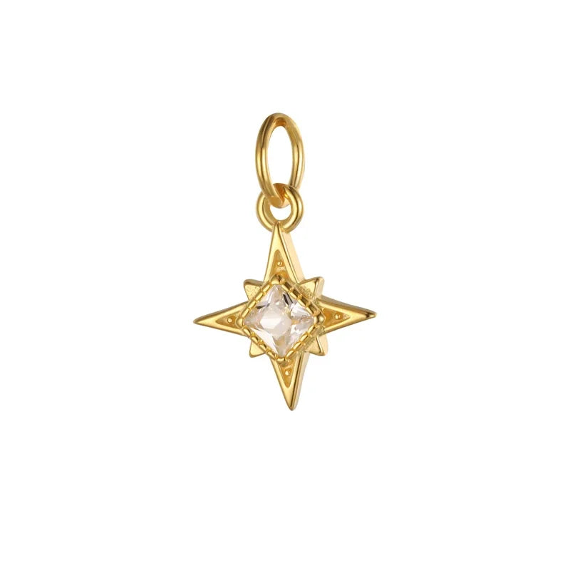 Dije Estrella Polar con Zirconia