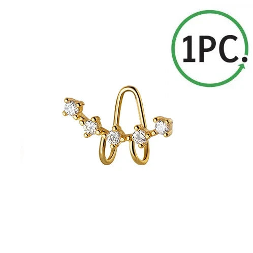 Ear Cuff Deslumbrante con Zirconias