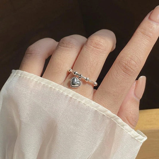 Anillo Abierto Corazón Dulce