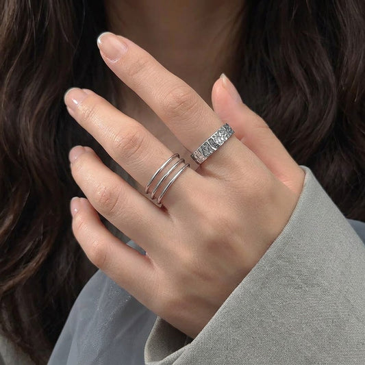 Anillo Abierto Irregular