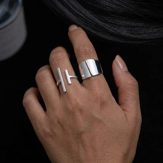 Anillo Barra Lisa Ajustable