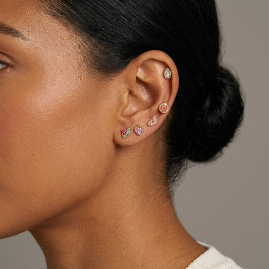 Arete Individual Frutita con Zirconias