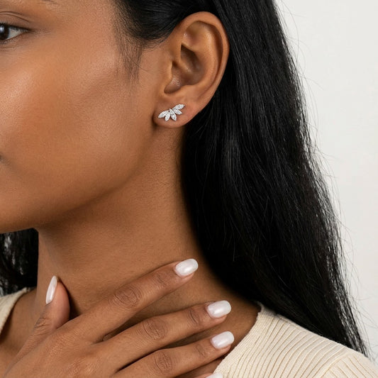 Aretes con Zirconia Corte Marquesa