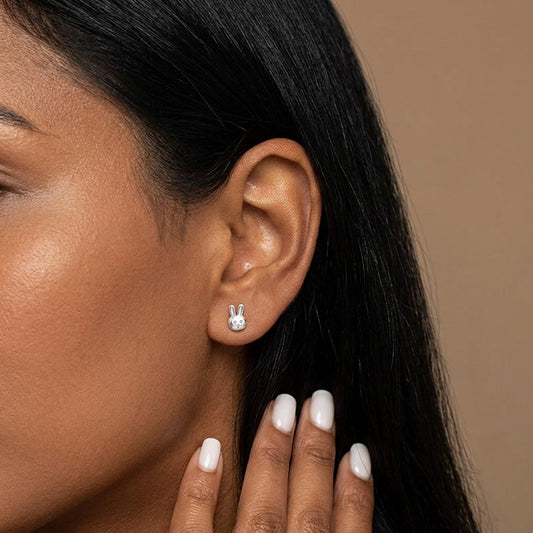 Aretes Conejito de la Suerte