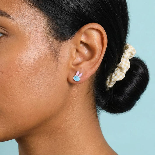 Aretes Conejito Esmaltado