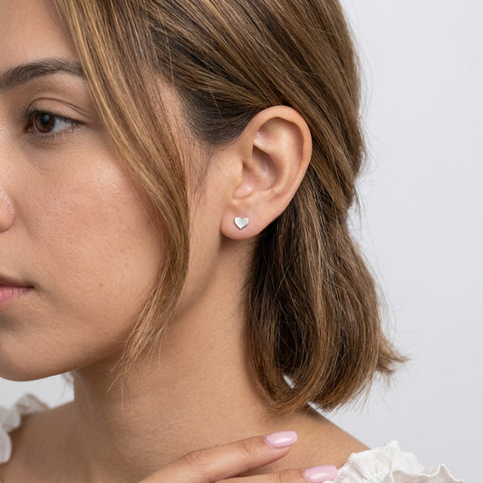 Aretes Corazón de Rosca en Varios Modelos