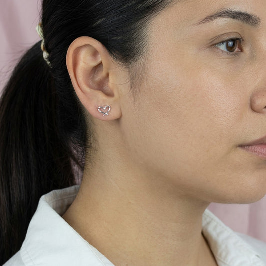 Aretes Corazón Romántico