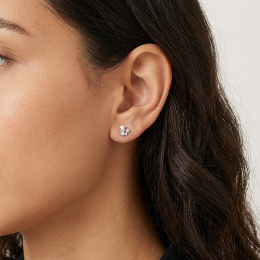 Aretes Estrella de Zirconia
