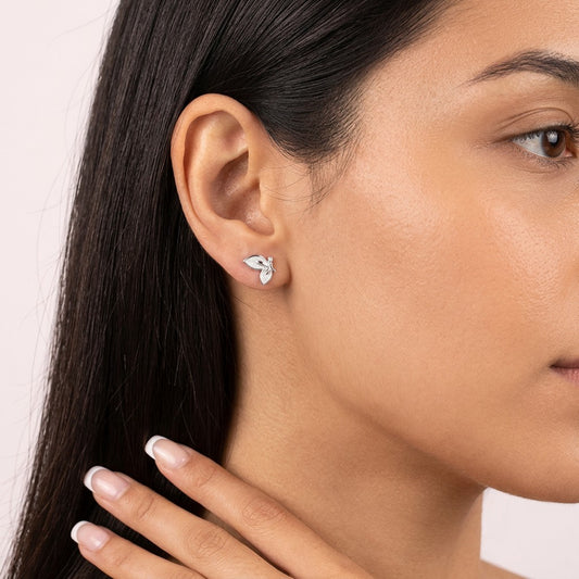 Aretes Mariposa Brillante