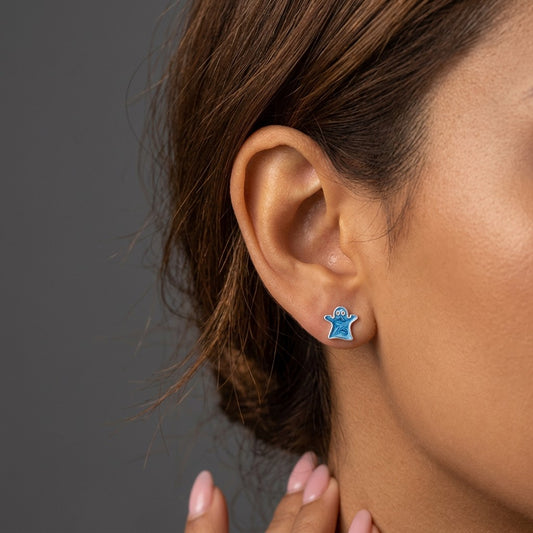 Aretes Monstruito Azul