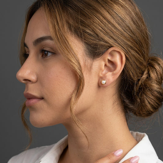 Aretes Perla de Agua Dulce