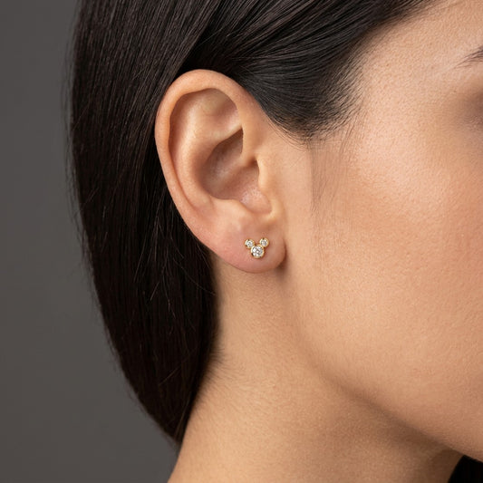 Aretes Ratoncito con Zirconias