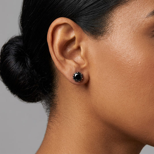 Aretes Retro con Cierre de Rosca