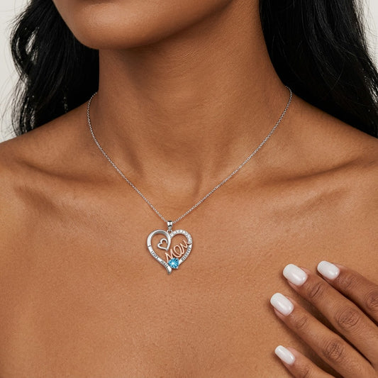Collar Corazón Mom