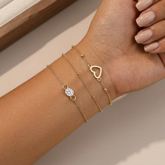 Pulsera Mariposa, Corazón Calado o Rayo