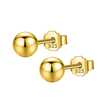 Aretes Bolita Sólida
