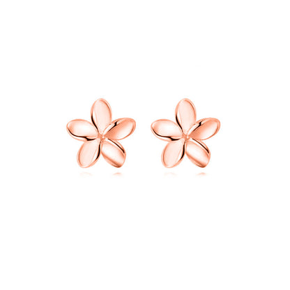 Aretes Mini Flor en Tres Tamaños