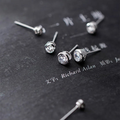 Aretes Punto de Luz con Zirconia