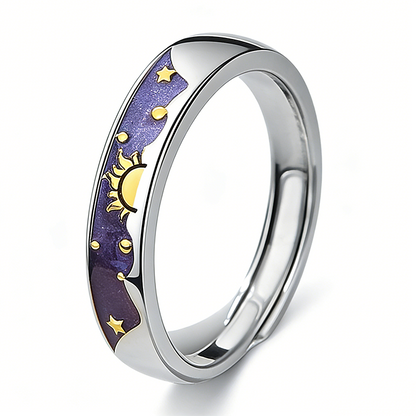 Anillo de Pareja Sol y Luna