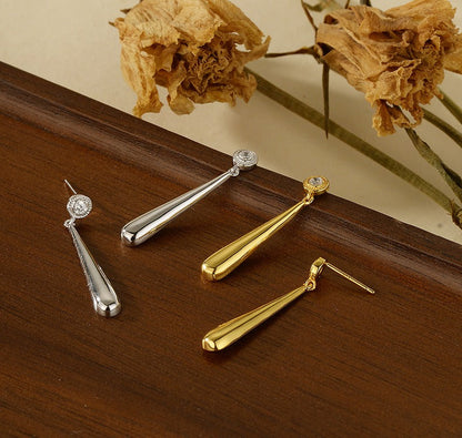 Aretes Largos de Gota