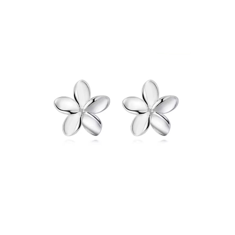 Aretes Mini Flor en Tres Tamaños