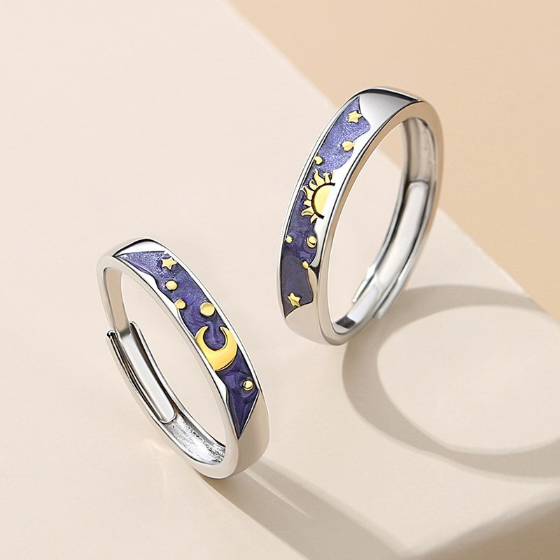 Anillo de Pareja Sol y Luna