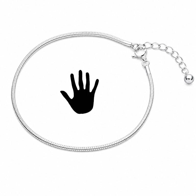 Tobillera o Pulsera Cadena Serpiente