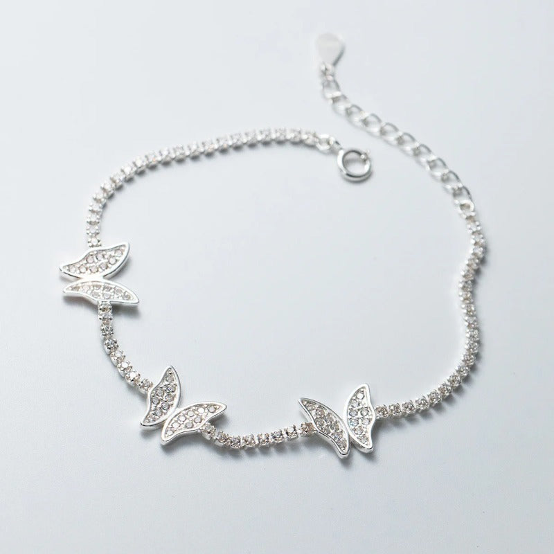 Juego Mariposa con Zirconias