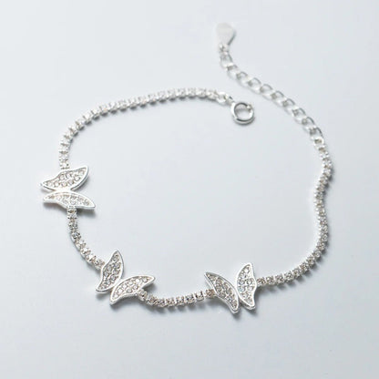 Juego Mariposa con Zirconias