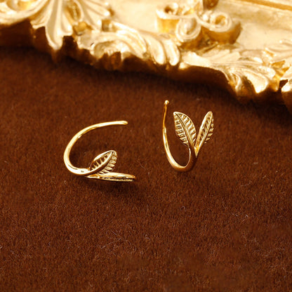 Aretes Rama con Hojas