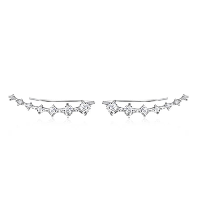 Aretes Arco Geométrico Brillante